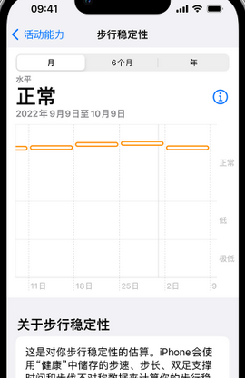 召陵iPhone手机维修如何在iPhone开启'步行稳定性通知'