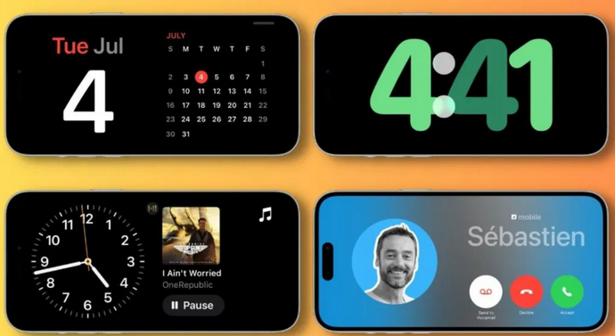 召陵苹果手机维修分享iOS17横屏充电待机显示有什么好处 