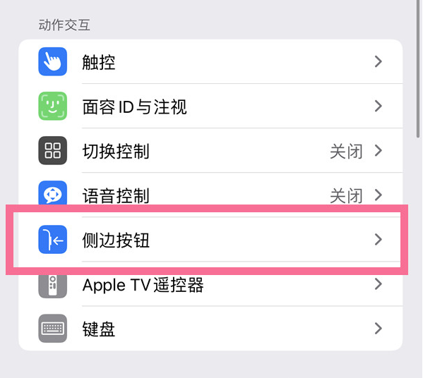 召陵苹果14维修店分享iPhone14 Plus侧键双击下载功能关闭方法 